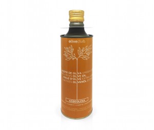 Huile d'olive Oliveclub Arbequina bidon 500 ml.