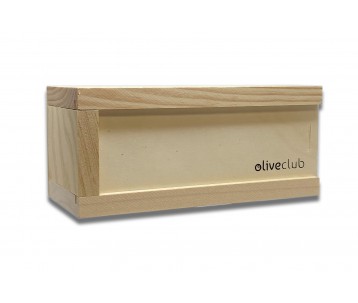 EVOO pearls wooden case